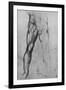 'Study of the Lower Half of a Nude Man Facing to the Front', c1480 (1945)-Leonardo Da Vinci-Framed Giclee Print