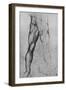 'Study of the Lower Half of a Nude Man Facing to the Front', c1480 (1945)-Leonardo Da Vinci-Framed Giclee Print