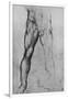 'Study of the Lower Half of a Nude Man Facing to the Front', c1480 (1945)-Leonardo Da Vinci-Framed Giclee Print