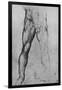 'Study of the Lower Half of a Nude Man Facing to the Front', c1480 (1945)-Leonardo Da Vinci-Framed Giclee Print