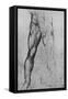 'Study of the Lower Half of a Nude Man Facing to the Front', c1480 (1945)-Leonardo Da Vinci-Framed Stretched Canvas