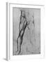 'Study of the Lower Half of a Nude Man Facing to the Front', c1480 (1945)-Leonardo Da Vinci-Framed Giclee Print