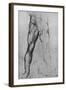 'Study of the Lower Half of a Nude Man Facing to the Front', c1480 (1945)-Leonardo Da Vinci-Framed Giclee Print