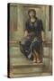 Study of the Maid for 'King Cophetua and the Beggar Maid'-Edward Burne-Jones-Stretched Canvas