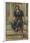 Study of the Maid for 'King Cophetua and the Beggar Maid'-Edward Burne-Jones-Framed Giclee Print