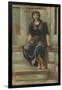 Study of the Maid for 'King Cophetua and the Beggar Maid'-Edward Burne-Jones-Framed Giclee Print