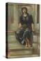 Study of the Maid for 'King Cophetua and the Beggar Maid'-Edward Burne-Jones-Stretched Canvas