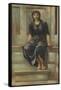 Study of the Maid for 'King Cophetua and the Beggar Maid'-Edward Burne-Jones-Framed Stretched Canvas