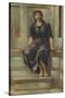 Study of the Maid for 'King Cophetua and the Beggar Maid'-Edward Burne-Jones-Stretched Canvas