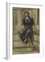 Study of the Maid for 'King Cophetua and the Beggar Maid'-Edward Burne-Jones-Framed Giclee Print