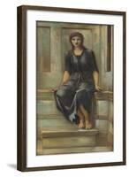 Study of the Maid for 'King Cophetua and the Beggar Maid'-Edward Burne-Jones-Framed Giclee Print