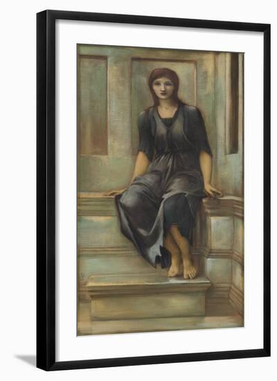 Study of the Maid for 'King Cophetua and the Beggar Maid'-Edward Burne-Jones-Framed Giclee Print