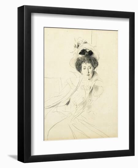 Study of the Princess Niscemi-Giovanni Boldini-Framed Giclee Print