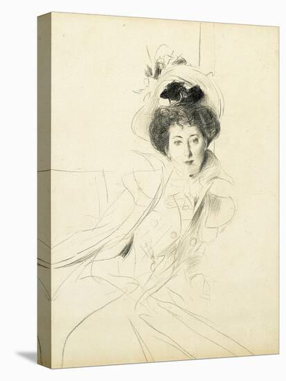 Study of the Princess Niscemi-Giovanni Boldini-Stretched Canvas