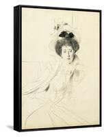 Study of the Princess Niscemi-Giovanni Boldini-Framed Stretched Canvas