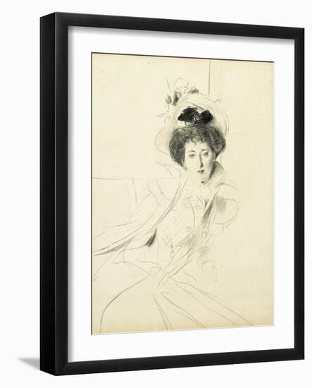 Study of the Princess Niscemi-Giovanni Boldini-Framed Giclee Print
