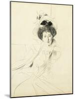 Study of the Princess Niscemi-Giovanni Boldini-Mounted Giclee Print