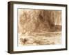 Study of the River Washburn, Yorkshire, c.1815-J. M. W. Turner-Framed Giclee Print