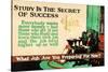 Study Of The Secret Of Success-Robert Beebe-Stretched Canvas