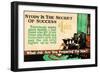 Study Of The Secret Of Success-Robert Beebe-Framed Art Print