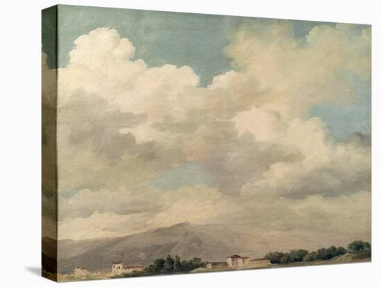 Study of the Sky at Quirinal-Pierre Henri de Valenciennes-Stretched Canvas