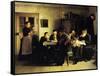 Study of the Talmud-Isidor Kaufmann-Framed Stretched Canvas