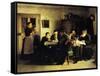 Study of the Talmud-Isidor Kaufmann-Framed Stretched Canvas