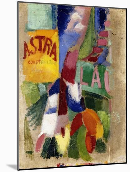 Study of the Team from Cardiff, 1907-13-Robert Delaunay-Mounted Giclee Print