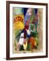 Study of the Team from Cardiff, 1907-13-Robert Delaunay-Framed Giclee Print