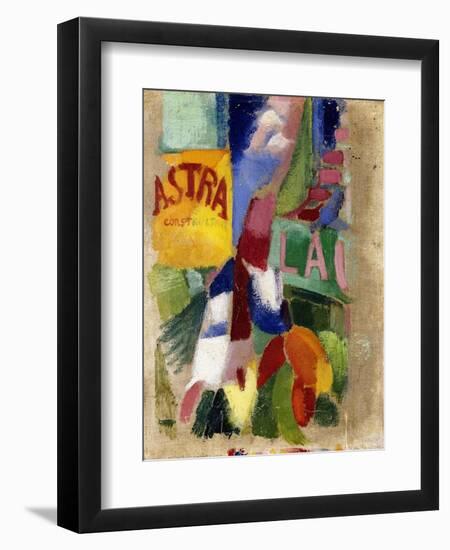 Study of the Team from Cardiff, 1907-13-Robert Delaunay-Framed Giclee Print