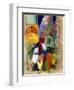 Study of the Team from Cardiff-Robert Delaunay-Framed Giclee Print