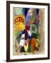 Study of the Team from Cardiff-Robert Delaunay-Framed Giclee Print