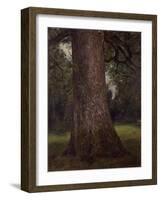 Study of the Trunk of an Elm Tree, circa 1821-John Constable-Framed Giclee Print