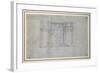 Study of the Upper Level of the Medici Tomb, C.1520-Michelangelo Buonarroti-Framed Giclee Print