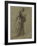 Study of the Virgin (recto); Study of the Virgin and of Hands (verso)-Vittore Carpaccio-Framed Art Print