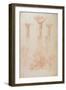 Study of Three Crosses-Michelangelo Buonarroti-Framed Giclee Print