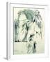 Study of Three Figures in Historical Dress-Eugene Delacroix-Framed Giclee Print