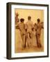 Study of Three Male Nudes, Sicily, C.1900-Wilhelm Von Gloeden-Framed Photographic Print