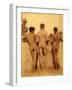 Study of Three Male Nudes, Sicily, C.1900-Wilhelm Von Gloeden-Framed Photographic Print