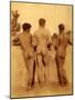 Study of Three Male Nudes, Sicily, C.1900-Wilhelm Von Gloeden-Mounted Photographic Print