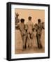 Study of three male nudes, Sicily, C1900 (sepia photo)-Wilhelm von Gloeden-Framed Photographic Print