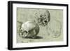 Study of Three Skulls-null-Framed Art Print