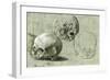 Study of Three Skulls-null-Framed Art Print