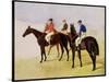 Study of Three Steeplechase Cracks: Allen Mcdonough on Brunette, Tom Oliver on Discount-John Frederick Herring I-Stretched Canvas