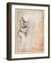 Study of Torso and Buttock-Michelangelo Buonarroti-Framed Giclee Print