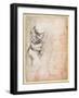 Study of Torso and Buttock-Michelangelo Buonarroti-Framed Giclee Print