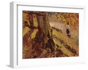 Study of Tree Trunks-John Constable-Framed Giclee Print