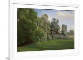 Study of Trees at Mortefontaine-Theodore Caruelle D' Aligny-Framed Premium Giclee Print