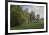 Study of Trees at Mortefontaine-Theodore Caruelle D' Aligny-Framed Premium Giclee Print