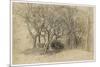 Study of Trees, Clovelly Park, 1834-Samuel Palmer-Mounted Giclee Print